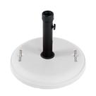 Base para Ombrellone Redonda em Concreto 22kg Branca