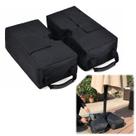 Base Para Ombrelone 45Kg Tipo Bolsa de Areia Portátil Preta - AMZ