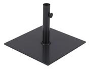 Base Para Ombrelone Aco Cinza Escuro 46x46cm - Premium