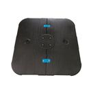 Base para Ombrelone Lateral Plus Fratini Quadrado em Plástico (HDPE) Cor Preto