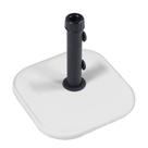 Base para Ombrelone Quadrada de Concreto 11 Kg Branca