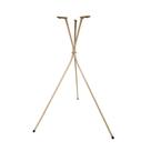 Base Pé de Mesa 45cm Champagne Tripé Mesa Bistrô Lateral Decoração Minimalista