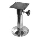 Base Pedestal Inox Giratório Fixo P/ Banco Cadeira 32cm Base Pedestal Inox Giratório Fixo P/ Banco Cadeira 32cm