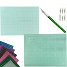 Base Placa de Corte A2 60x45cm Patchwork Artesanato Costura Dupla Face Multiuso Auto Regenerativa Estilete Bisturi