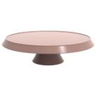 Base Porta Bolos Tortas Doces 30cm com Pé Bubble Crippa Suporte Amêndoa