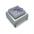 Base Prata Delicada Brilhante Leds Rgb para Enfeites 7 cm