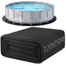 Base protetora para forro de piscina POOLHACKER redonda 6,4 m, reforçada Base protetora para forro de piscina POOLHACKER redonda 6,4 m, reforçada