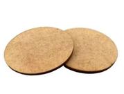 Base Redonda Mdf 3mm Artesanato Biscuit Topo Bolo 3cm Kit 50 Pcs