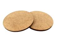 Base Redonda Mdf Artesanato Biscuit Topo Bolo 13cm Kit 50pcs