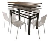 Base Retangular Para Mesa Jantar Texturizado 1.20mt Ref Cv01
