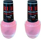 BASE RUBI PARA TRATAMENTO DE UNHA EXTRA FORTE SPA DOS PÉS 16ml - LORE PÉ Kit 2und