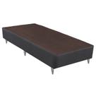 Base Sommier Linho Solteiro 88x188x30cm Ortobom Cinza