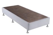 Base Sommier material sintético Branco Solteiro 23x78x188 - Revestida em material sintético - Ortobom