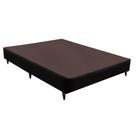 Base Sommier Veludo Preto Casal (138x188x23) - Ortobom