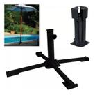 Base Suporte Dobrável Para Guarda Sol E Ombrelones 3695 Mor