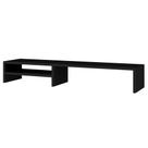 Base Suporte Stand Para Monitor Setup Soft Elevado 95x15cm em 100% MDF Preto - Abmaza