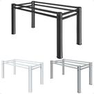 Base Tampo Para Mesa De Jantar Serve para Pedra Granito Vidro Madeira de até 120 x 80cm Tubolar