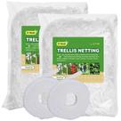 BaseGoal Rede de Treliça Resistente a Todas as Condições Climáticas, Malha Flexível de 15 cm (6") 1,5 m 4,5 m - Pacote com 2 Unidades