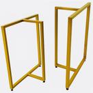 BASES de MESA Estilo INDUSTRIAL Modelo T 75x60cm Kit c/2un