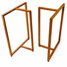 BASES de MESA Estilo INDUSTRIAL Modelo T 75x60cm Kit c/2un