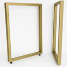 BASES RETANGULARES de MESA Estilo INDUSTRIAL 75x60cm Kit 2un