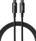 Baseus Cabo USB C 240W PD 5A carregamento rápido USBC para cabo carregador USBC de liga de nylon tipo C MacBookk 2 metro