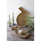Basket KALALOU Conjunto de duas cestas de coelhos da Páscoa com ervas marinhas Basket KALALOU Conjunto de duas cestas de coelhos da Páscoa com ervas marinhas