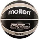 Basketball Molten GR5 Rubber, 12 painéis, preto, prata, tamanho 5