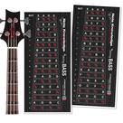 Bass Guitar Fretboard Note Map Decalques/Adesivos Note Knowledge Bass Guitar Fretboard Note Map Decalques/Adesivos Note Knowledge
