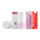 Bastão 3 em 1 Ollie Blush, Batom e Sombra FPS95 Cor Rosa 4,5g