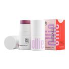 Bastão 3 em 1 Ollie Blush, Batom e Sombra FPS95 Cor Rosa Malva 4,5g