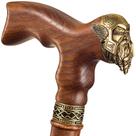 Bastão de caminhada Asterom Thor feito à mão em carvalho 92 cm ergonômico