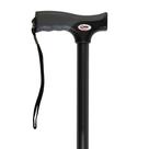 Bastão de caminhada Carex Soft Grip ajustável em altura preta