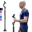 Bastão de caminhada Honmido dobrável para idosos Balance Black Bastão de caminhada Honmido dobrável para idosos Balance Black