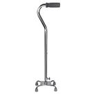 Bastão de caminhada McKesson Quad Cane Steel Cromo Ajustável 76-99cm