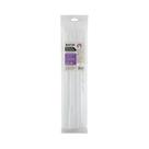 Bastão de Cola Quente Grossa Silicone Transparente Ø11mm Pacote com 6 Unidades Bazze