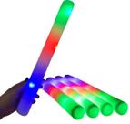 Bastão de Espuma com Led para Festa 40 CM bateria Colorido