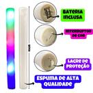 Bastão de LED Espuma Promoção para Grandes Eventos e Festas Populares Brilho Neon e Colorido