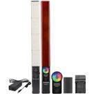 Bastão de Led RGB Yongnuo Yn360III Pro com bateria F970, carregador unico e Fonte bivolt L