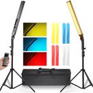 Bastão de Luz de Vídeo LED Neewer BH20B - Kit com 2 Suportes e Bolsa