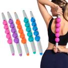 Bastão de Massagem Corporal Relaxante para Liberação Miofascial com 5 Bolas