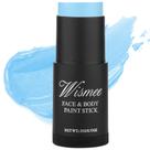 Bastão de pintura facial Wismee azul claro não tóxico à prova d'água