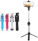 Bastão de Selfie Monopod Com tripe Bluetooth