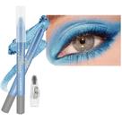 Bastão de sombra Daeuwiutr Light Blue Shimmer Waterproof 4