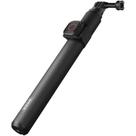 Bastão extensor gopro + controle remoto à prova dágua agxts-002