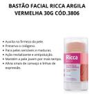 Bastão Facial Argila Vermelha 30g - Ricca