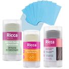 Bastão Facial Hidratante+Protetor Solar+Esfoliante Ricca