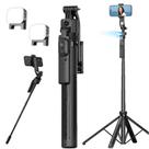 Bastão Gimbal Selfie C17 Dual LED Rastreamento IA Controle Bastão Gimbal Selfie C17 Dual LED Rastreamento IA Controle