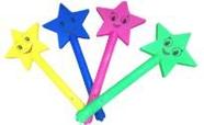 Bastão LED Pisca Estrela - Cores Sortidas