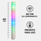 Bastão Luminoso de Espuma LED para Paradas e Desfiles 40cm Brilho Neon Vibrante e Visível Longe Bastão Luminoso de Espuma LED para Paradas e Desfiles 40cm Brilho Neon Vibrante e Visível Longe